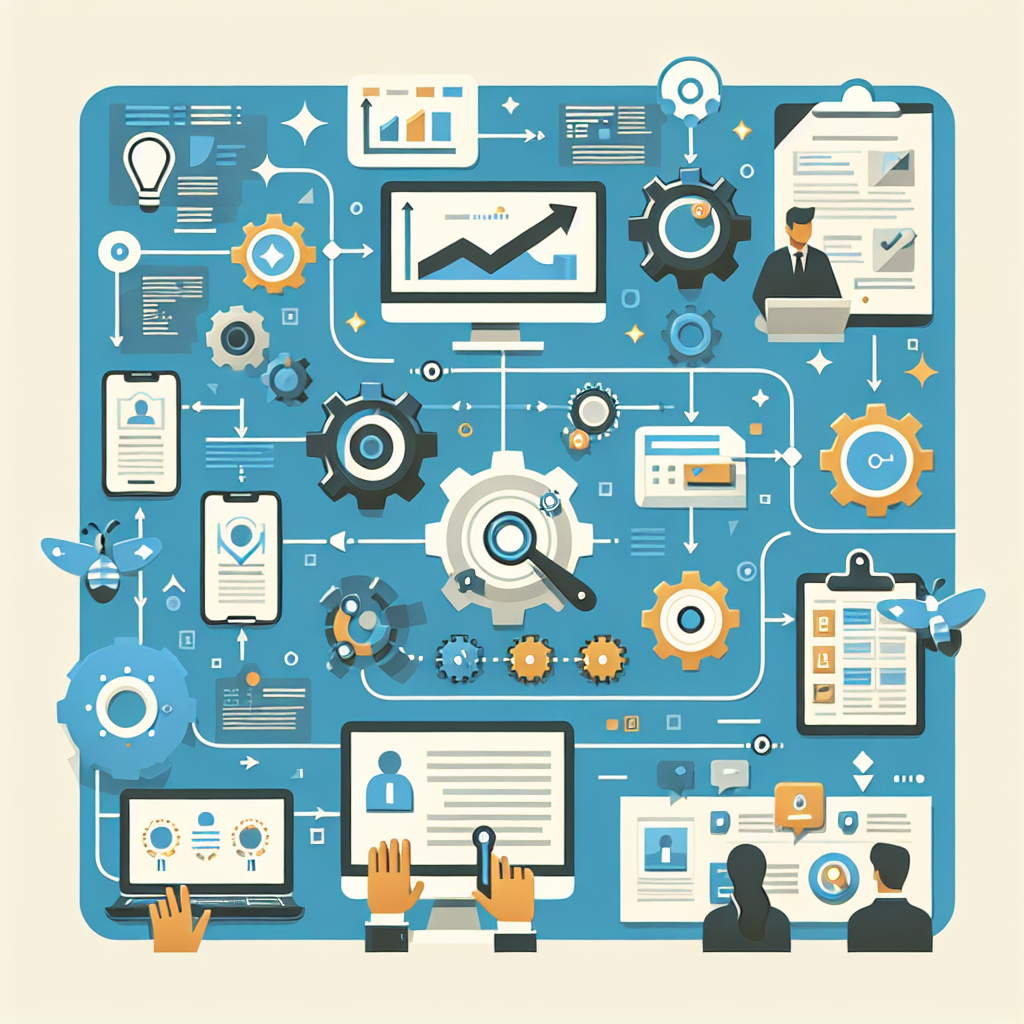 Зображення процесу налагодження кампаній Make з автоматизацією.